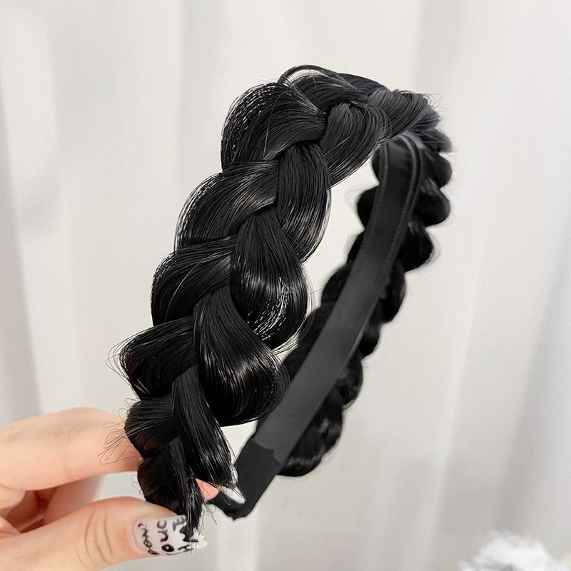 Wide Messy Braided Headband Synthetic Hair Plaited Headband Beauty Accessory USA