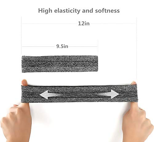 6Pack Sweat Bands Headbands for Women Workout, Women’s Fashion Non Slip Headband