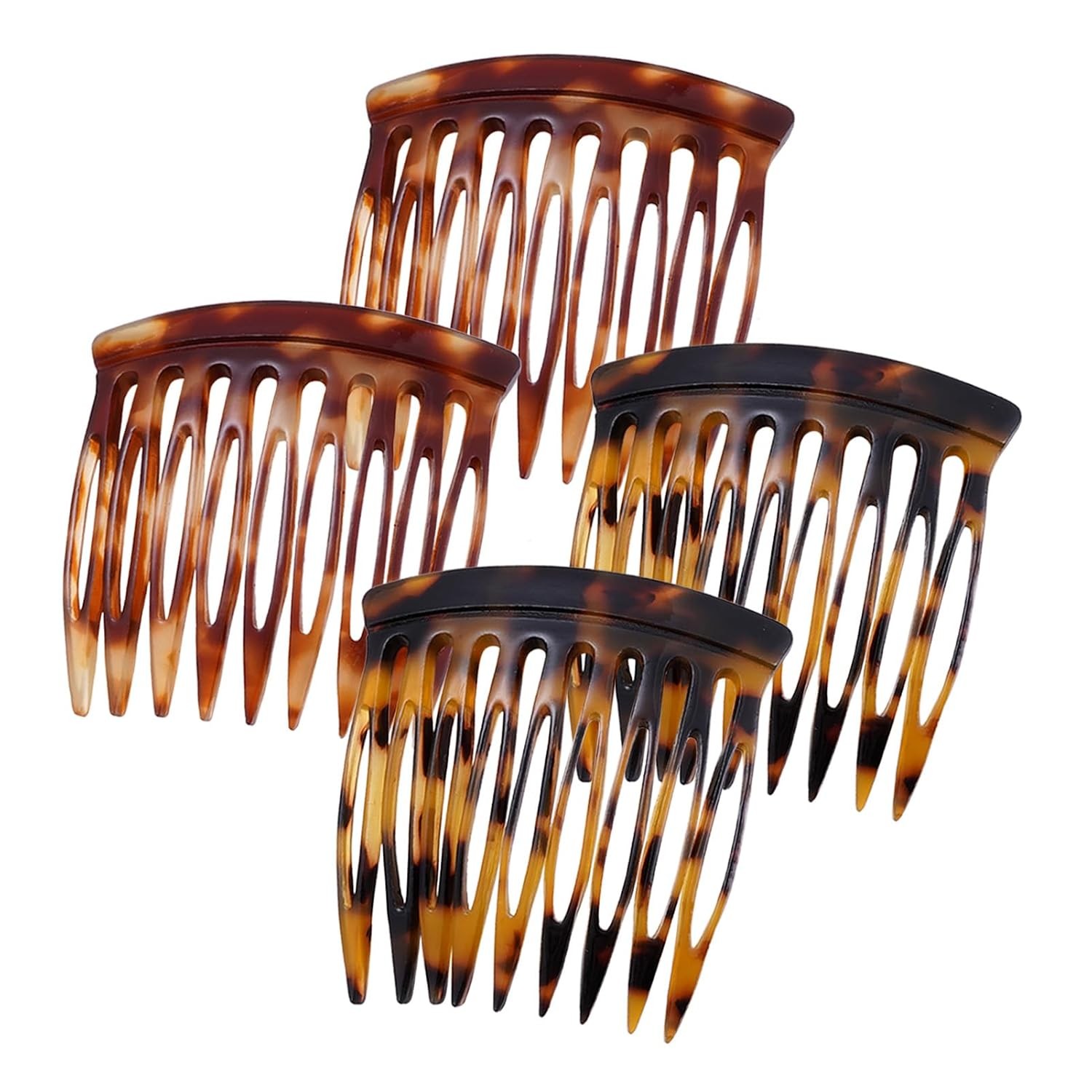 Hair Side Combs – Small French Side Hair Comb Clips for Women Decorative