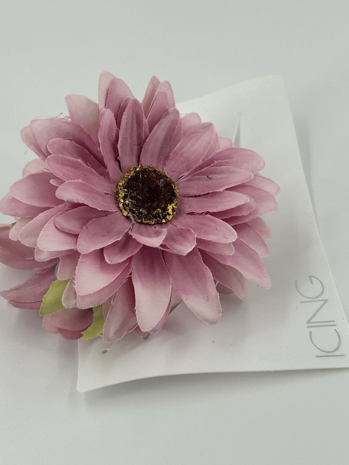 NEW ICING Claires Pink Daisy Flower Hair Clip Womens Hair Accessory