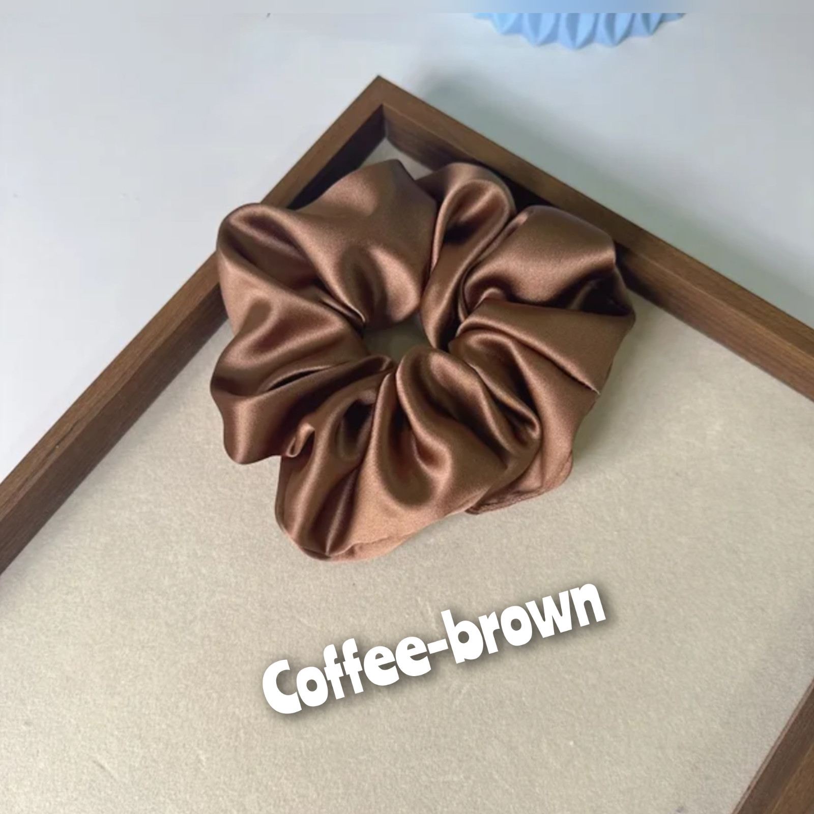 Luxury Jumbo XxL Imitation Silk Satin Hair Scrunchies