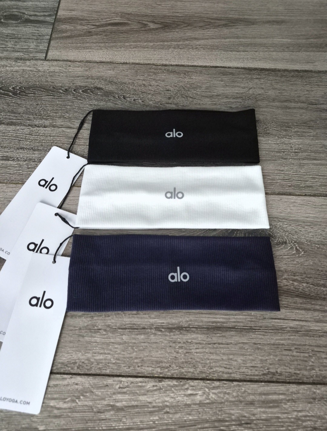 Headbands 3-Pack –Black/White/Navy