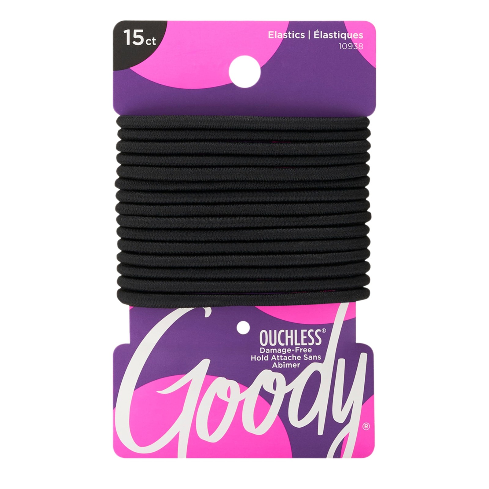 Ouchless Hair Elastics – No Pull, No Breakage, Tangle-Hold for Thick, Curly, …