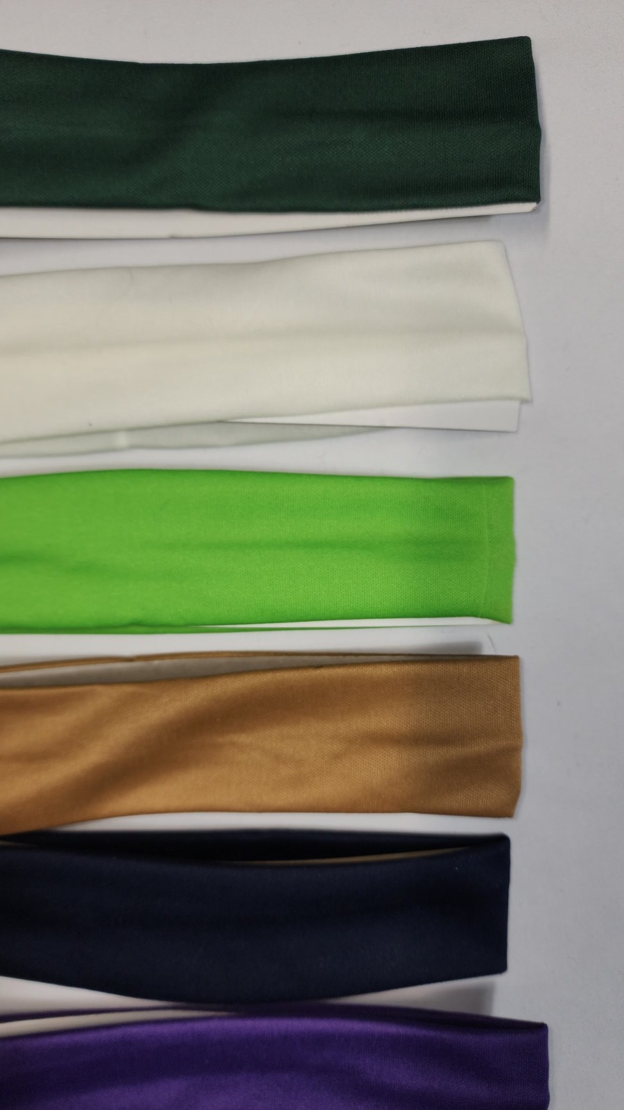 New Lot of 8 SOLID COLOR Headbands Stretch Hair Bands
