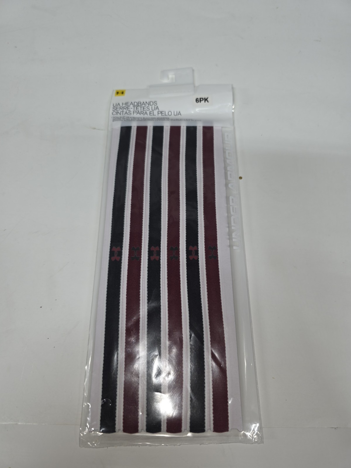 Under Armour Womens Headbands Non-Slip Elastic Athletic Slim 6 Pack Hair Bands