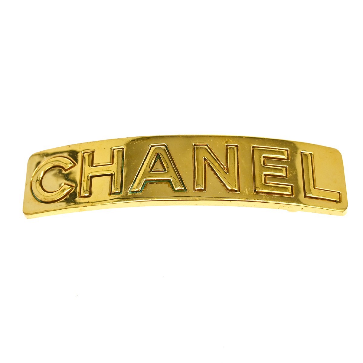 Chanel Barrette Hair Accessories Gold 71 NQ03717