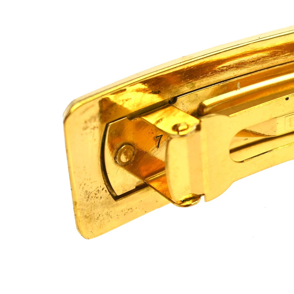 Chanel Barrette Hair Accessories Gold 71 NQ03717