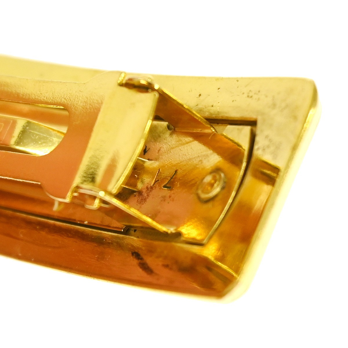 Chanel Barrette Hair Accessories Gold 71 NQ03717