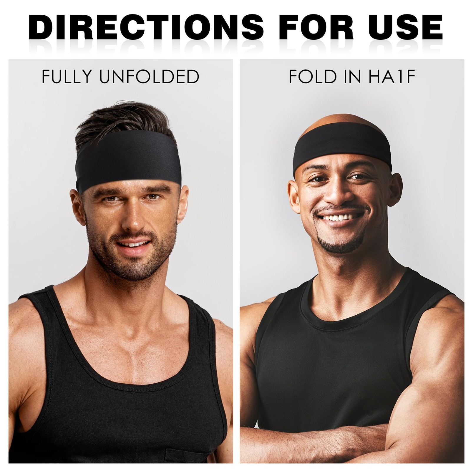 7 Pack Sports Headbands for Men Women Sweat Absorbent Running Workout Yoga