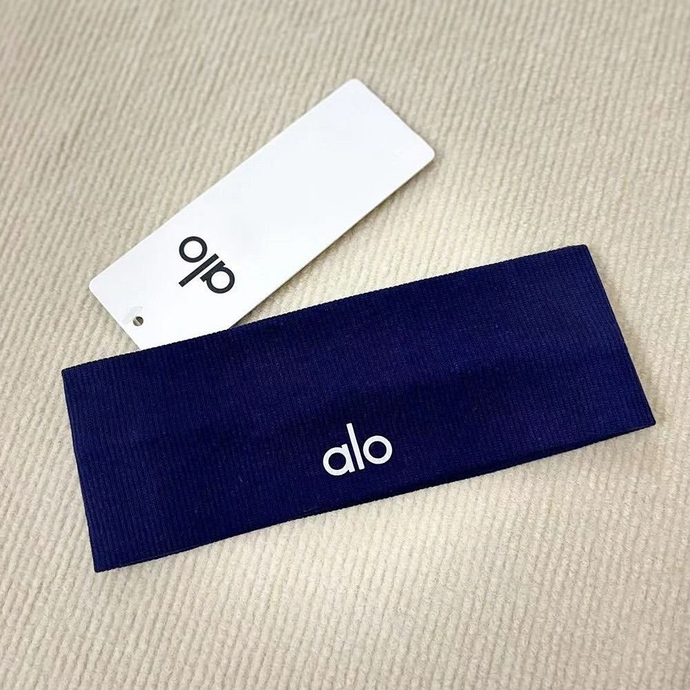 3 Pack Unisex Yoga Headbands Soft Stretchy White – Pink – Navy Hair Bands