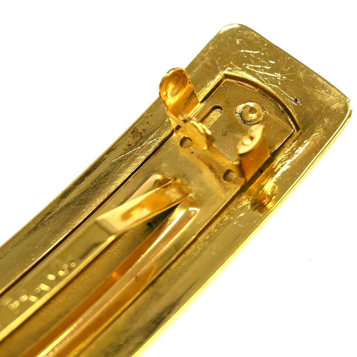 Chanel Barrette Hair Accessories Gold 71 NQ03717