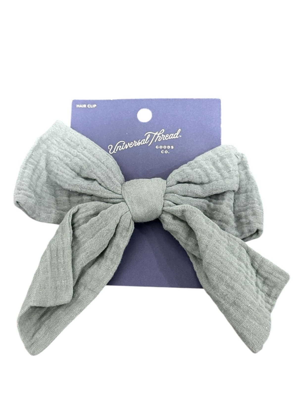Set Of 3 Women’s Hair Bows – Satin, Mesh & Cotton