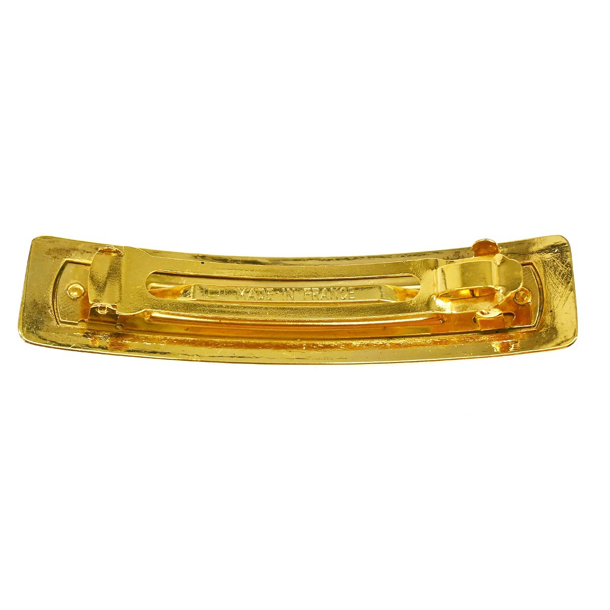 Chanel Barrette Hair Accessories Gold 71 NQ03717