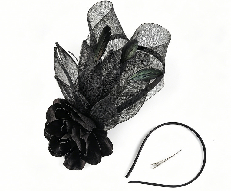 Fascinator Hats Feather Flowers Horse Racing Festival Bridal Head Accessories