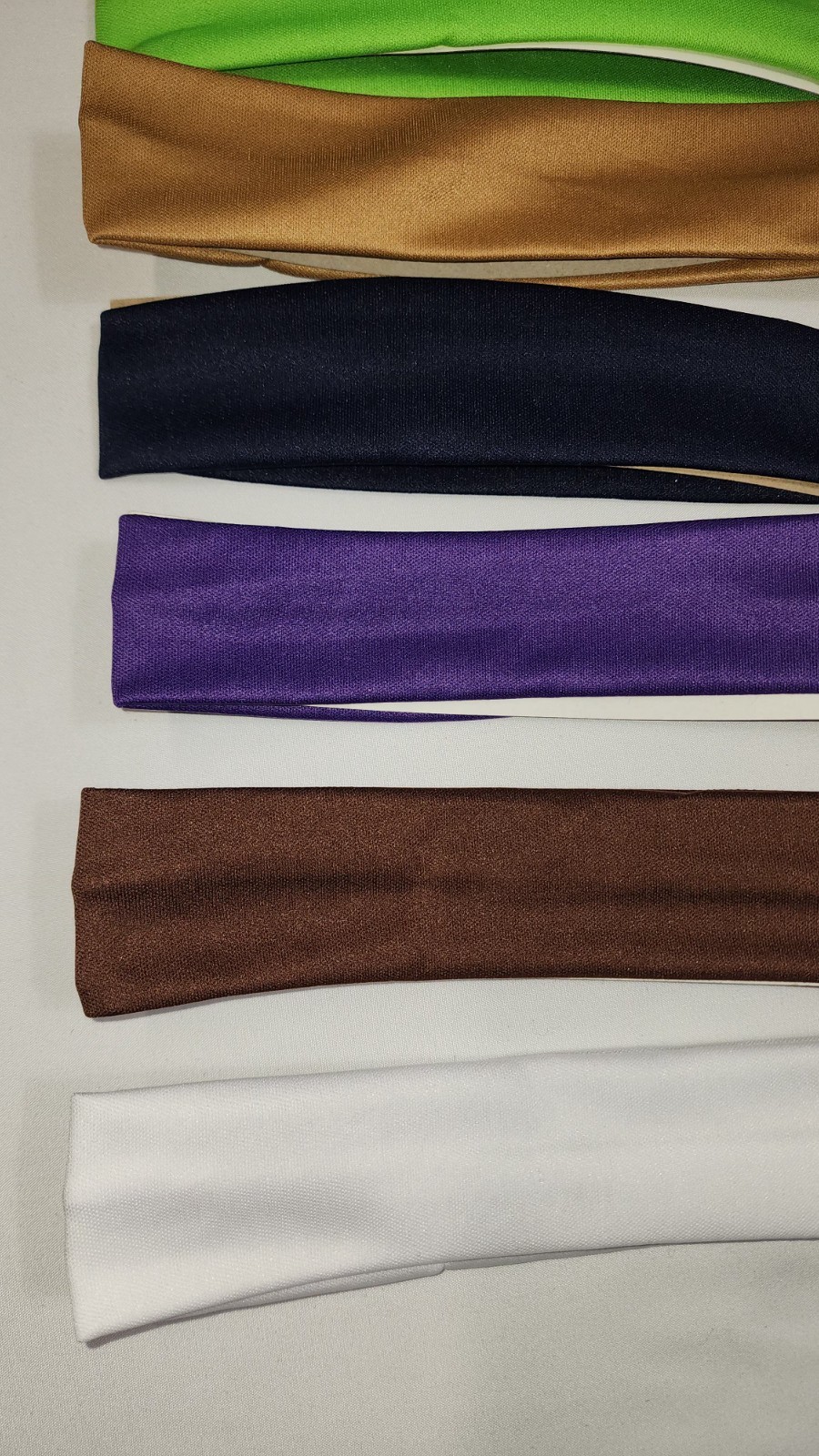 New Lot of 8 SOLID COLOR Headbands Stretch Hair Bands