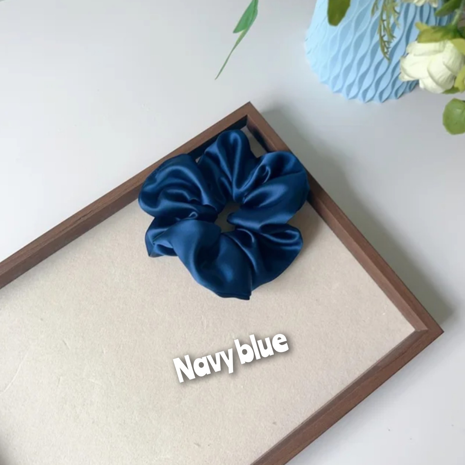 Luxury Jumbo XxL Imitation Silk Satin Hair Scrunchies