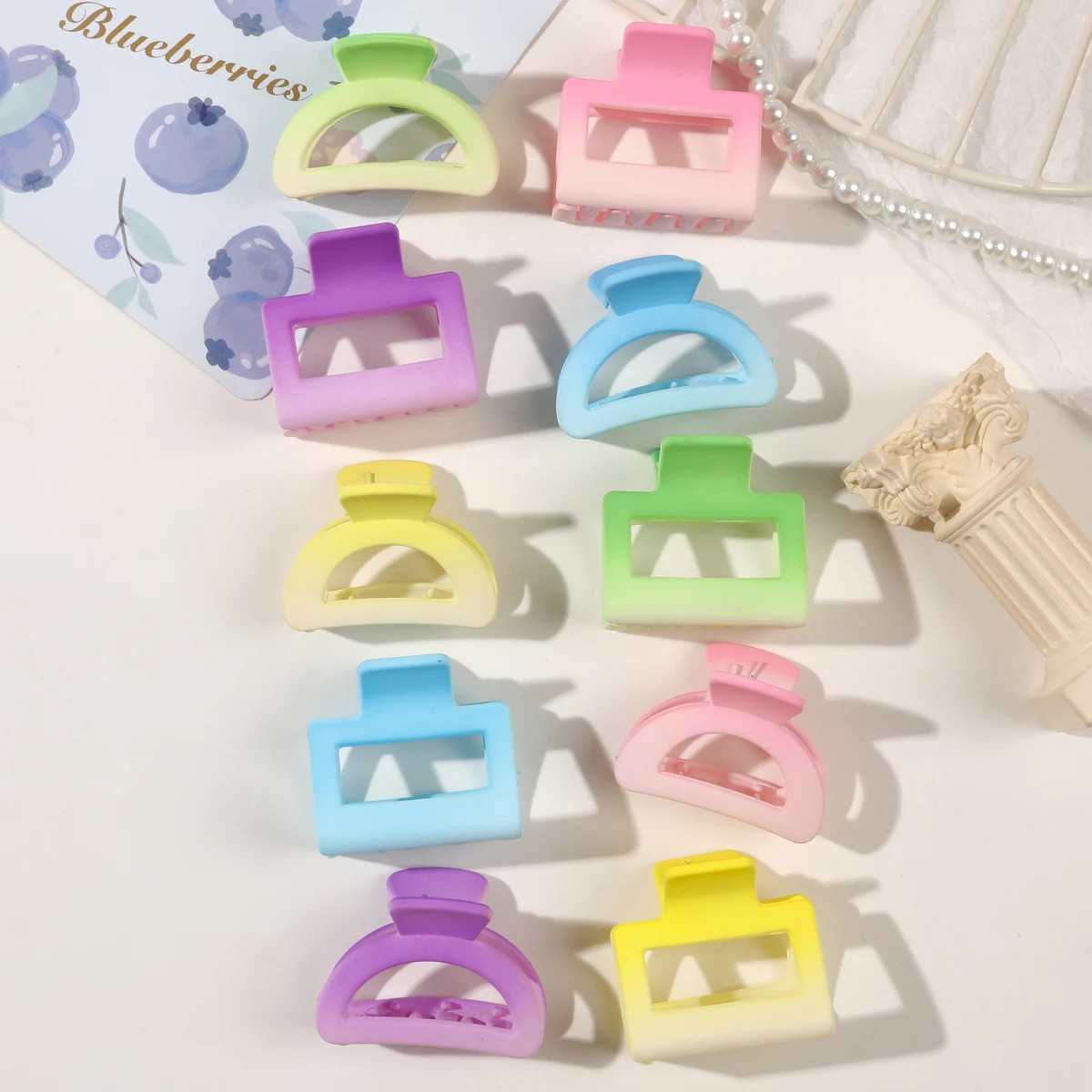 Mini Hair Claw Clips Women 6/10 PC Tiny Claw Clips for Thin Thick Medium Hair
