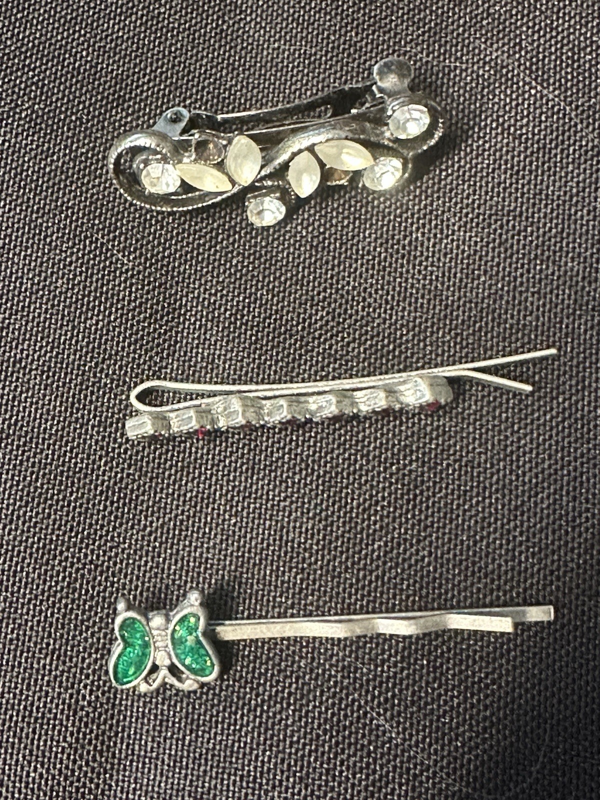 11 Vintage Barrettes & Bobby Pins & 11 Hair Clips A Fun Variety Of Designs L@@k!