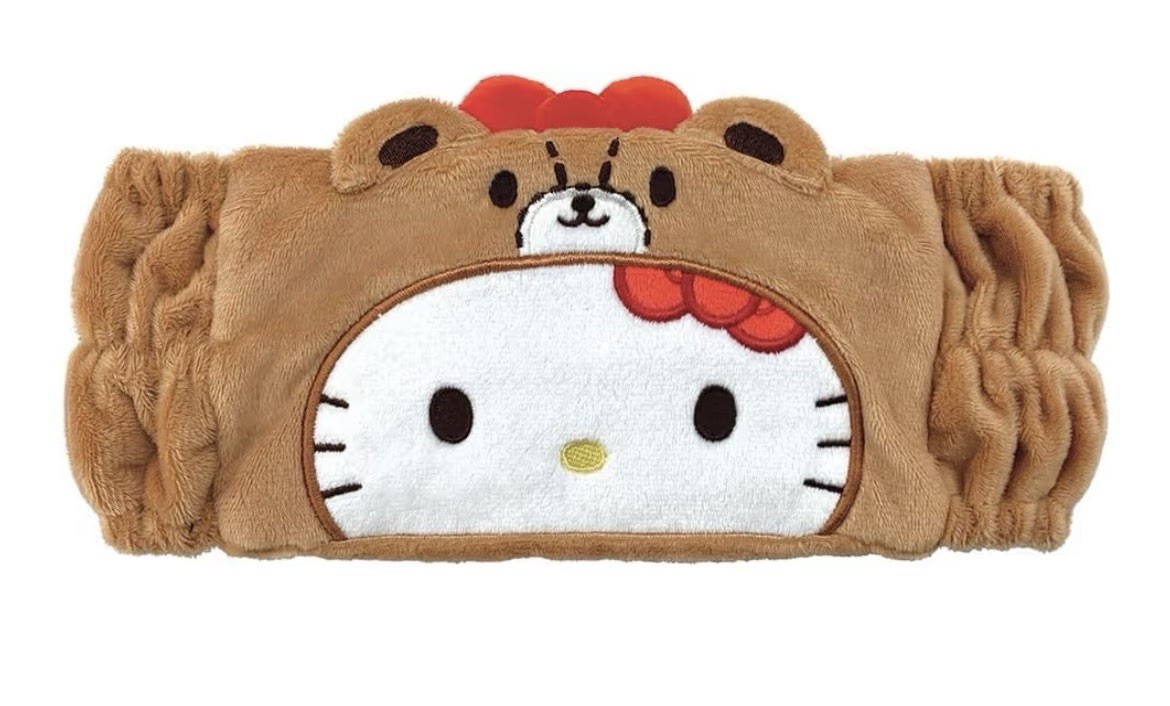 💖🧸Hello Kitty Bear Costume Face Hair Band Headband Sanrio Japan🧸💖